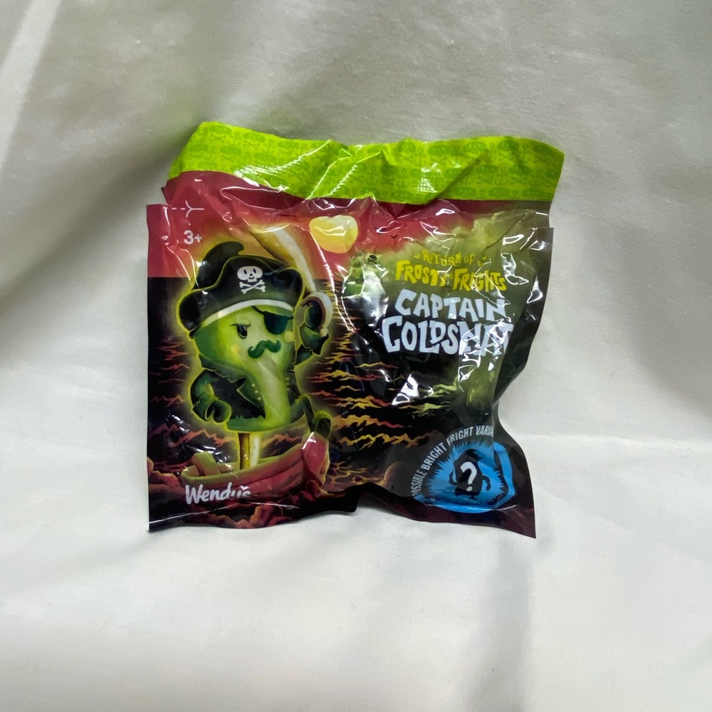 Wendy’s Kids Meal Captain Coldspike Frost Frights Blind Bag Figure - New